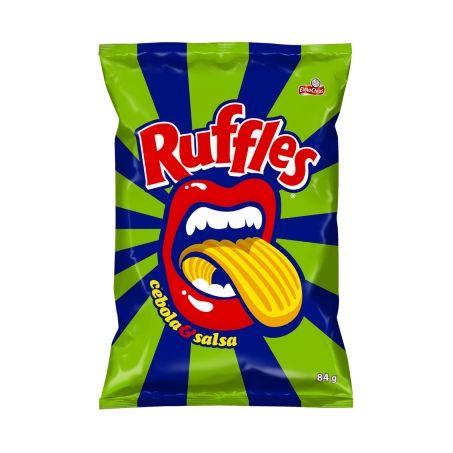 BATATA E.CHIPS RUFFLES 84GR CEB SALSA