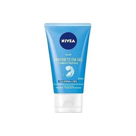 Sabonete em gel nivea micelar facial equilíbrio nutritivo frasco 150ml