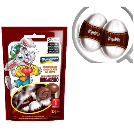 Chocolate Montevergine Mini Ovos Brigadeiro 85G