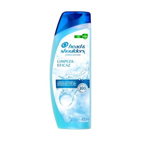 Shampoo Anticaspa Head & Shoulders Limpeza Eficaz Frasco 400ml