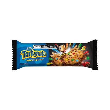Biscoito tortuguita cookies confeitos 60