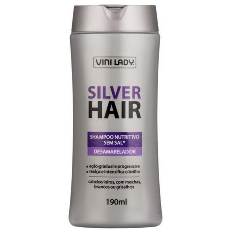 Shampo vini lady silver 190ml desamarelador
