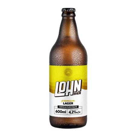 CERVEJA LOHN 600ML PREMIUM LAGER