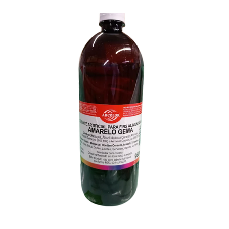 CORANTE ARCO IRIS/ICES 960ML AMARELO GEMA