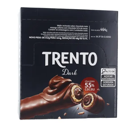 BISC.WAFER TRENTO 29G DARK CX 16.0 360-35