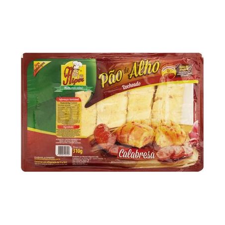 Pão de Alho Hiper Calabresa Embalagem 310G