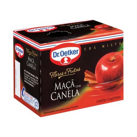 Chá Dr Oetker Maçã E Canela Embalagem 15UN