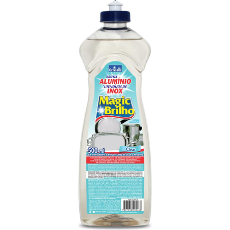 Brilha Alumínio e Inox Magic Brilho 500ml - Clear