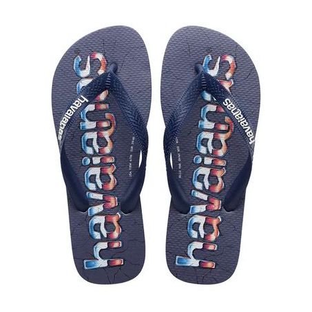 CHIN HAVAIANA TOP LOGOMANIA 2 AZU BRILH 43/4