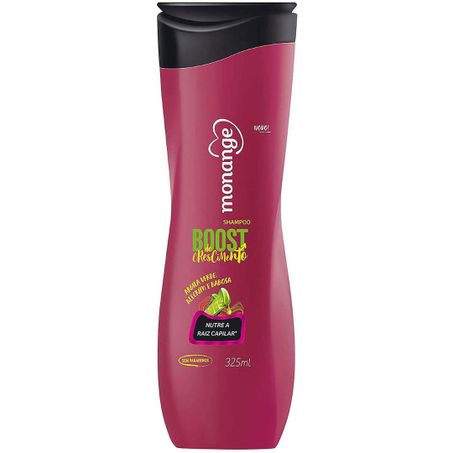 Shampoo monange 325ml boost crescimento un
