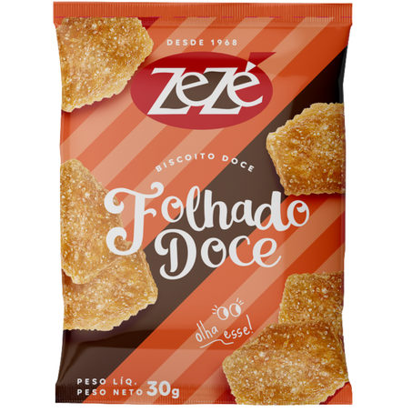 Biscoito lanchinho 30g zeze folhado doce