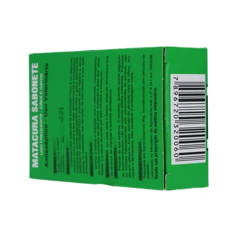 Sabonete Antisséptico para Animais Matacura 90G 360-23