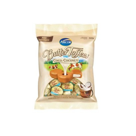 Balas Arcor Butter Toffees Coco 100g