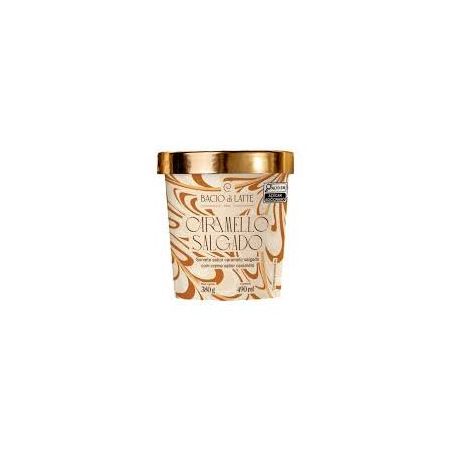 Sorvete bacio di latte 380g caramelo sal