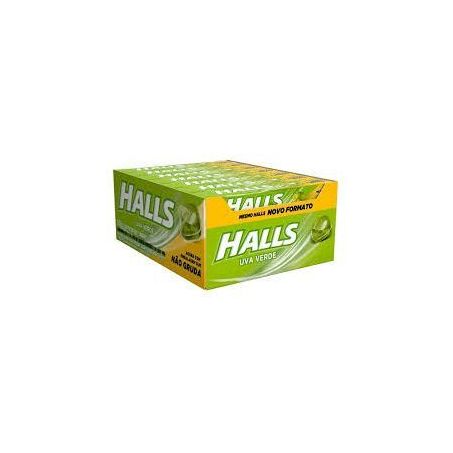 HALLS UVA VERDE 28G
