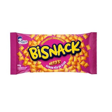 Salgadinho bisnack pão de alho panco 80g