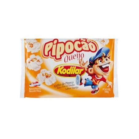 Pipoca de Microondas Kodilar Pipocão Queijo Pacote 100G