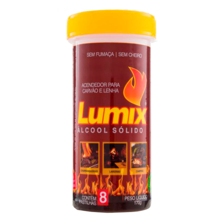 Acendedor Lumix Álcool Em Pasta 24X8