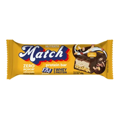 Barra Match Protein Paçoca 40g