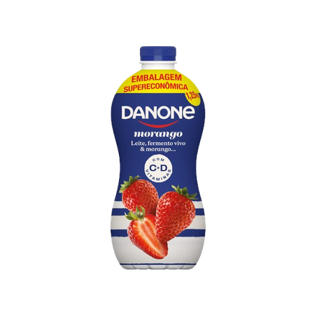 IOGURTE LIQUIDO MORANGO DANONE 1,25 KG            