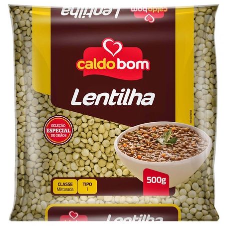 LENTILHA CALDO BOM 500G