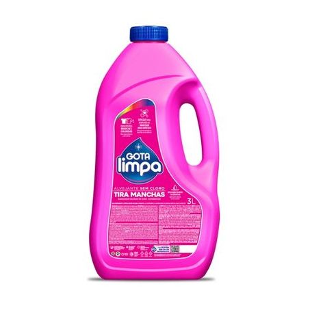 Alvejante Gota Limpa Sem Cloro 3l
