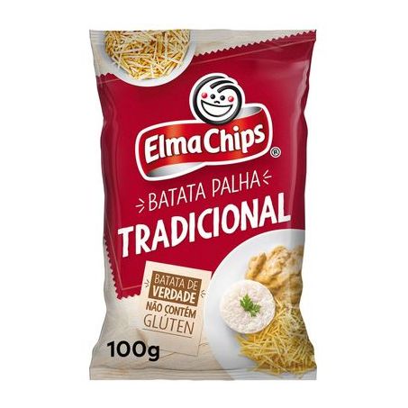 BATATA PALHA ELMA CHIPS TRADICIONAL 100GR