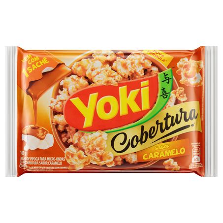 PIPOCA PARA MICRO-ONDAS COBERTURA CARAMELO YOKI