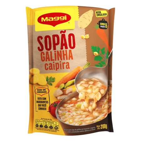 Sopao maggi galinha caipira 200g