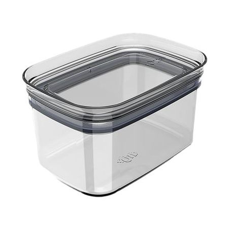 Pote Hermético Organizador Natural Retangular 0,65l <Ou> Block