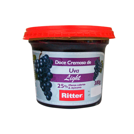 Doce de Uva Cremoso Ritter Light Pote 380G