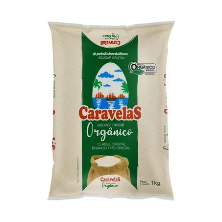 AÇÚCAR ORGÂNICO CARAVELAS -1KG