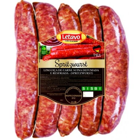 Linguiça Suína letavo spritzwurst kg