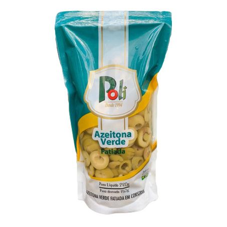 Azeitonas Poli 280g Pouchet Fatiada
