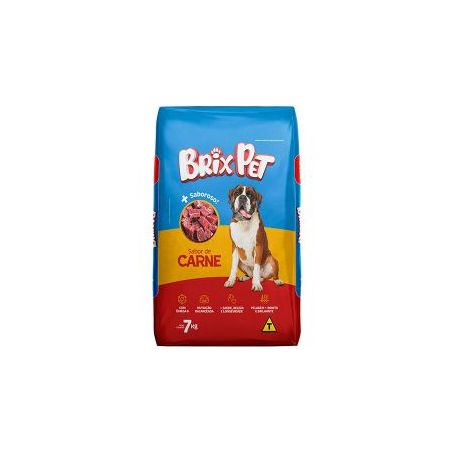 Ração Cão Brix Pet Carne 7Kg