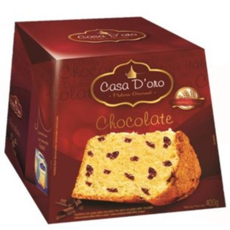 Panetone 400g edwiges casa doro chocolate