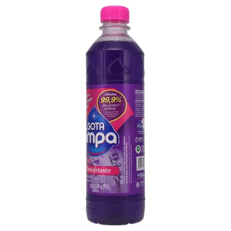 Desinfetante para Uso Geral Gota Limpa Lavanda Pet 500ml 360-4