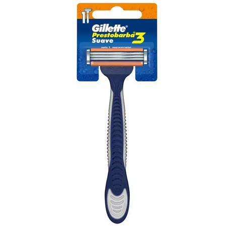 APARELHO BARBEAR PRESTOBARBA 3 SUAVE UNID