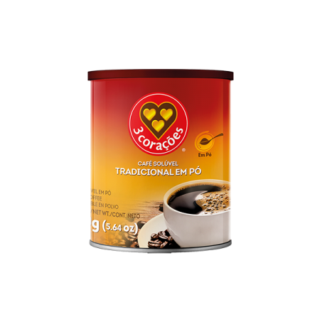 Café 3 corações em pó tradicional 160g