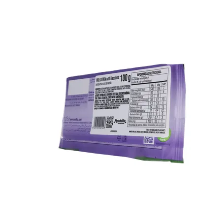 Barra de Chocolate Hazelnut Milka Avelã 100G 360-24