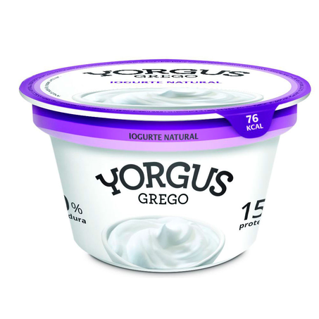 Iogurte Yorgus Grego Zero Natural 130G