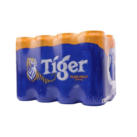 Cerveja Tiger Puro Malte Crystal Lata 350ml - Pacote com 12un - 4.2lt 360-34