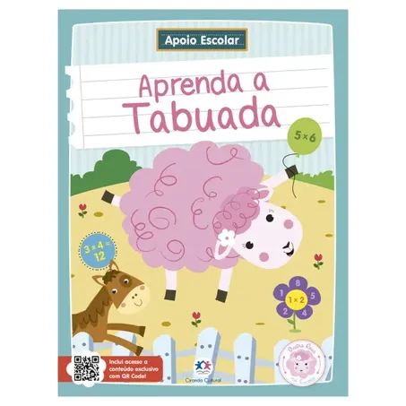 Livro Ciranda Cultural Apoio Escolar Aprenda a Tabuada