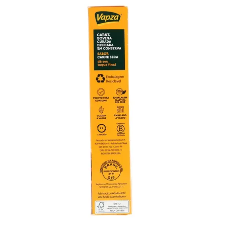 Carne Seca Vapza Desfiada E Cozida 400G 360-9