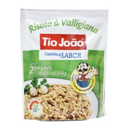 Risoto À Valligiana Tio João Cozinha E Sabor Pacote 175G