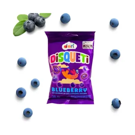 Confeito dori disqueti blueberry 100g
