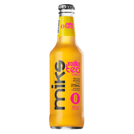 BEBIDA ALCÓOLICA MIKS VODKA TEA MARACUJÁ COM CHÁ VERDE 275ML