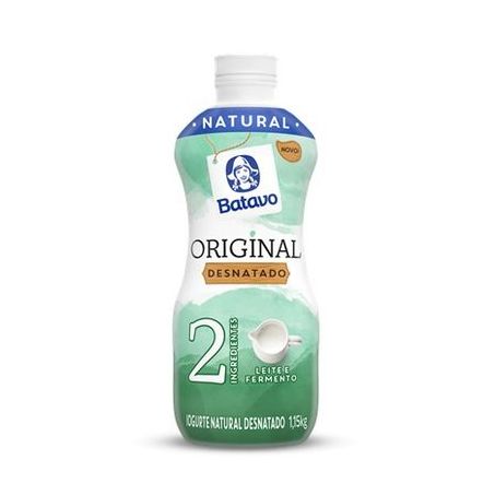 Iogurte natural batavo desnatado 1150g