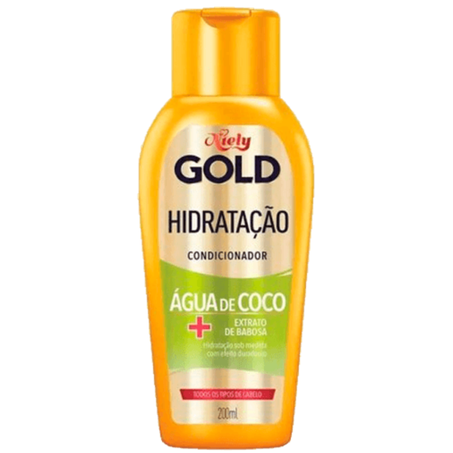 Condicionador niely gold 175ml água de coco