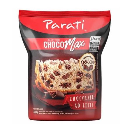 Panettone parati chocomax chocolate ao leite 400g